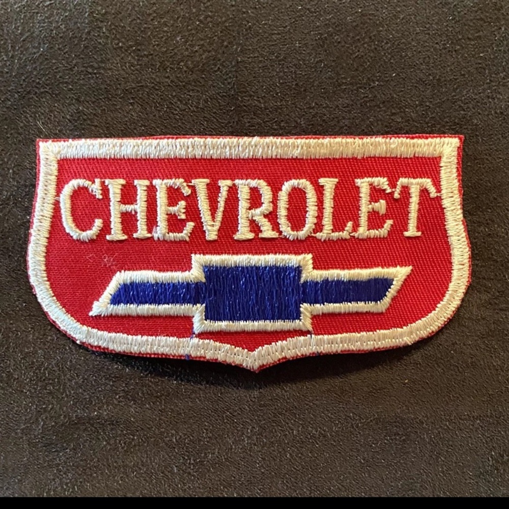 Chevrolet Red and Blue Embroidered Patch